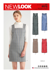 New Look Pattern 6572 - Misses' Jumper Dress