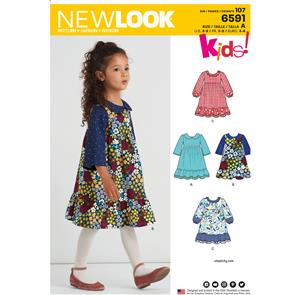 New Look Pattern 6591 Child's Dress