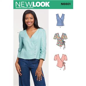 New Look Pattern 6601 Misses' Tops