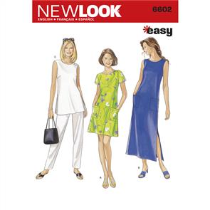 New Look Pattern 6602 Misses Dresses