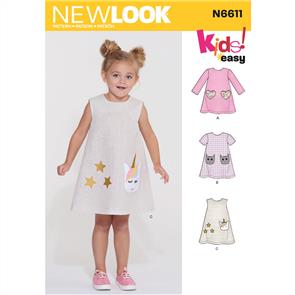New Look Pattern 6611 Children's Novelty Dress