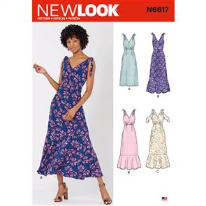 New Look Pattern 6617 Misses' Dresses