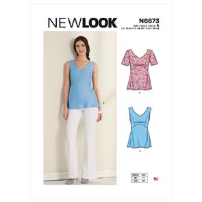 New Look Pattern 6673 Misses' Tops