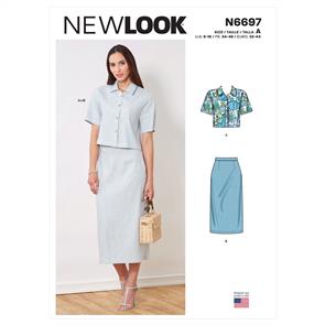 New Look Pattern 6697 Top and Skirt