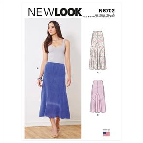 New Look Pattern 6702 Misses' Skirts