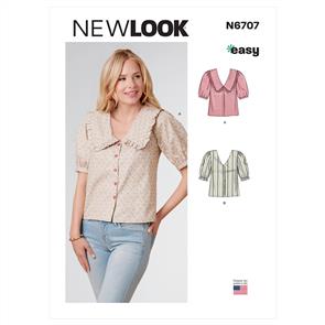 New Look Pattern 6707 Misses' Tops