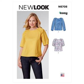 New Look Pattern 6708 Misses' Tops