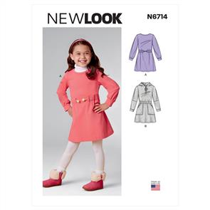 New Look Pattern 6714 Children'S Dresses