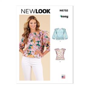 New Look Pattern 6732 Misses' Tops