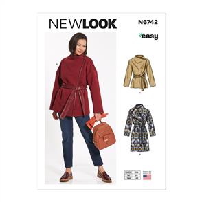 New Look Pattern 6742 Misses' Jacket and Coat