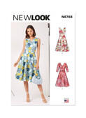 New Look Misses' Dress With Sleeve Variations