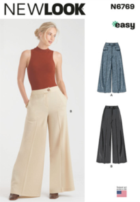 New Look Sewing Pattern Misses' and Misses' Petite Pants N6769