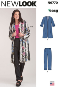 New Look Sewing Pattern Misses' Jacket and Pants N6770