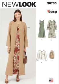 New Look Sewing Pattern Misses' Dress, Coat, Jacket and Bag N6785