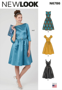 New Look Sewing Pattern Misses' Dresses with Belt and Purse N6786