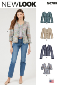 New Look Sewing Pattern Misses' Jackets N6789