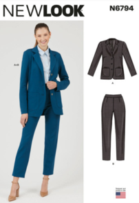 New Look Sewing Pattern Misses' Jacket and Pants N6794