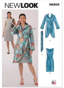 New Look Sewing Pattern Misses' Jacket, Belt and Dress with Petite Lines N6809