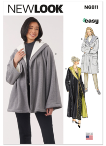 New Look Sewing Pattern Misses' Coat in Two Lengths and Jacket N6811