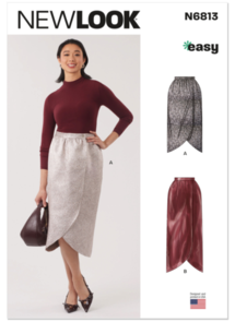 New Look Sewing Pattern Misses' Wrap Skirt in Two Lengths N6813