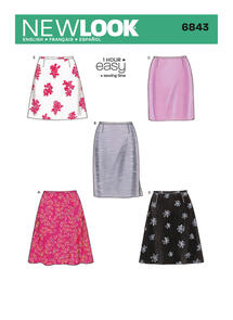 New Look Pattern 6843 - Misses' Skirts