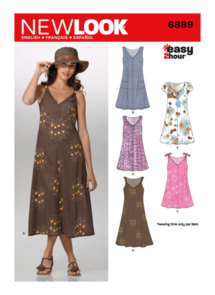 New Look Pattern 6889A - Misses' Dresses