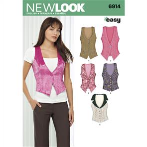 New Look Pattern 6914 Misses Tops