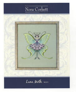 Mirabilia Cross Stitch Pattern + Bead Pack - Luna Moth