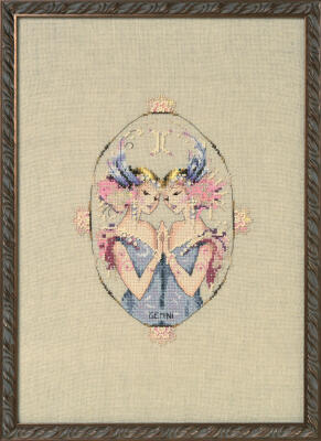 Mirabilia  Cross Stitch Chart + Bead Pack - Gemini