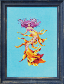 Mirabilia Cross Stitch Pattern + Bead Pack - North Atlantic Mermaid