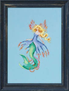 Mirabilia Cross Stitch + Bead Chart - Arctic Ocean Mermaid