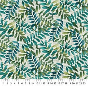 Northcott Passion - Leaf Toss - Cream