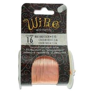 Beadsmith  16 Gauge - Rose Gold Color Wire