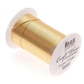 The Beadsmith 20 Gauge - Gold Color Wire