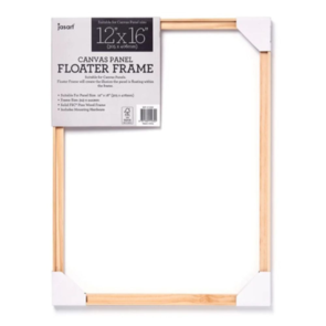 Jasart Canvas Panel Floater Frame 12 X 16 Inch - Natural