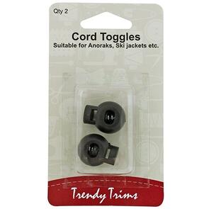 Trendy Trims  Cord Toggles 2/Pkg