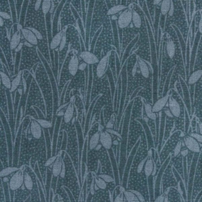 Liberty Snowdrop Spot - Indigo Delphinium 6876A