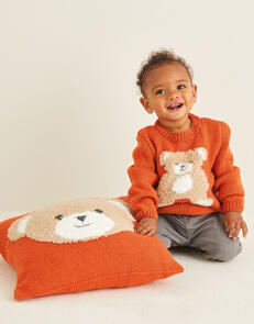 Sirdar Teddy Sweater - Knitting Kit / Pattern