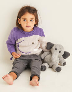 Sirdar Elephant Sweater - Knitting Kit / Pattern