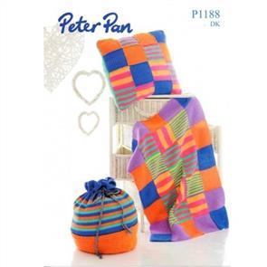 Peter Pan Pattern P1188 Patchwork Blanket, Cushion and Bag