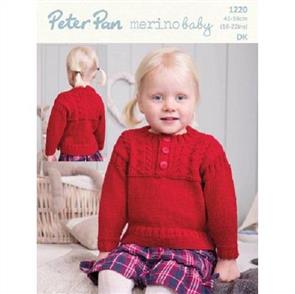 Peter Pan Pattern P1220 Guernsey Style Sweater