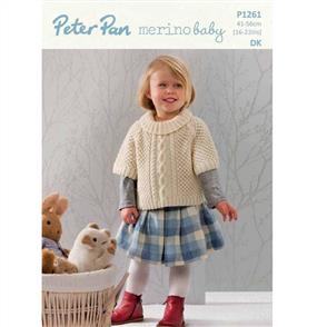 Peter Pan P1261 Poncho Sweater