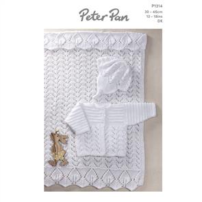 Peter Pan P1314 - Blanket, Jacket & Bonnet