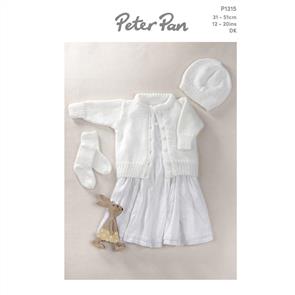 Peter Pan P1315 - Cardigan, Hat and Socks
