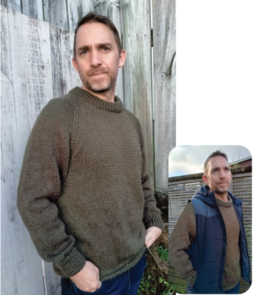 Countrywide Yarns Highland 12 Ply - P345 - Men's Jumper