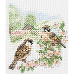 Anchor Cross Stitch Kit - Spring Sparrow