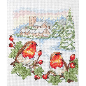 Anchor Cross Stitch Kit - Winter Robin