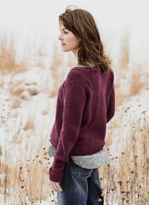 Blue Sky Fibers Woolstok - Cromwell Pullover - Knitting Pattern / Kit