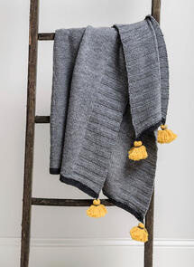 Blue Sky Fibers Woolstok - Scandia Throw - Knitting Pattern / Kit