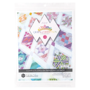 PaperPieces Tula Pink's Queen of Diamonds Quilt Complete Paper Pieces Set
